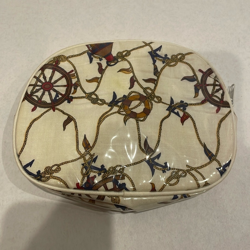 Nautical cosmetic bag